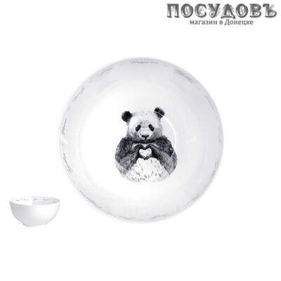 Quinsberry Panda YQ2106B6 салатник 610 мл 140 мм в упаковке 1 шт.