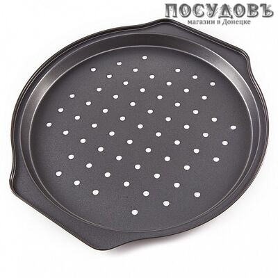 Webber BE-4610N-1 форма для выпечки пиццы, сталь угреродистая, антипригарное покрытие, 350×330×15 мм