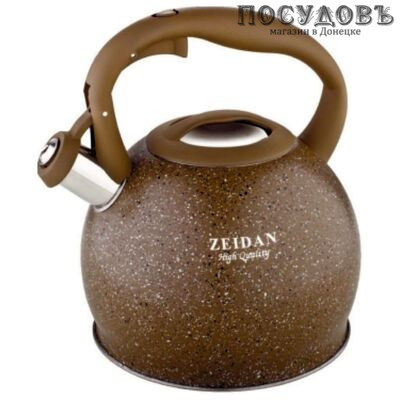 ZEIDAN Z4135 чайник со свистком, 3,5 л, сталь нержавеющая, капсульное дно