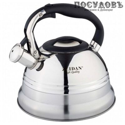 ZEIDAN Z4156 чайник со свистком, 3,0 л, сталь нержавеющая, капсульное дно