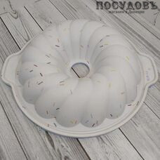КНР Кекс FY-0120 форма для выпечки кекса, силикон термостойкий, Ø220×40 мм, микс
