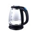 Blackton Bt KT1824G электрочайник, 1500 Вт, 1800 мл, стекло термостойкое, подсветка, черный