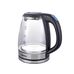 Blackton Bt KT1825G электрочайник, 1500 Вт, 1800 мл, стекло термостойкое, подсветка, черный