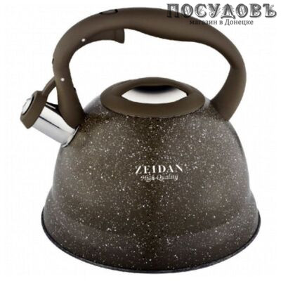 ZEIDAN Z-4159 чайник со свистком, 3,0 л, сталь нержавеющая, капсульное дно