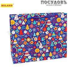 Dream cards Весёлый Новый год ПКП-1829 пакет подарочный, 320×260×120 мм, бумага, глянцевая ламинация Dream cards Весёлый Новый год ПКП-1829 пакет подарочный, 320×260×120 мм, бумага, глянцевая ламинация