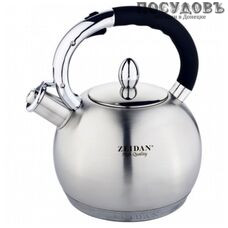 ZEIDAN Z4160 чайник со свистком, 3,0 л, сталь нержавеющая, семислойное дно