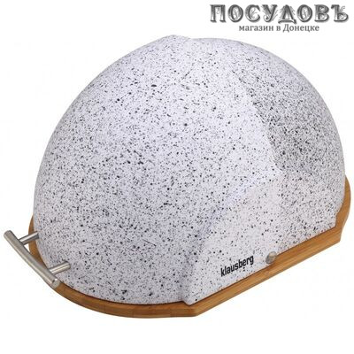 Klausberg KB-7094 хлебница, 370×265×190 мм, сталь нержавеющая, дерево, 1 шт.