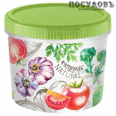 Phibo 4311130 банка для хранения с крышкой, полипропилен, Ø127×105 мм, 1000 мл