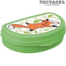 IDEA Лис М1201л ланч-бокс с крышкой, полипропилен, 40×105×150 мм