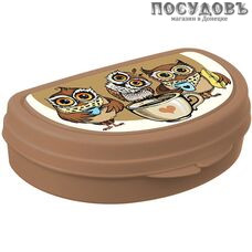 IDEA Совы М1201с ланч-бокс с крышкой, полипропилен, 40×105×150 мм