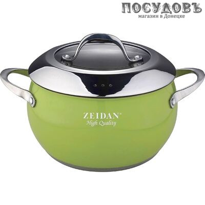 ZEIDAN Z50338-01 кастрюля с крышкой 2,7 л, Ø180 мм, сталь нержавеющая, трехслойное дно