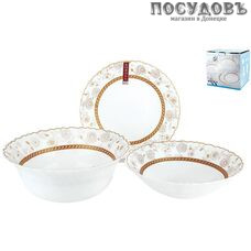 Коралл Корица W-13L 160203 сервиз столовый стеклокерамика 13 пр.