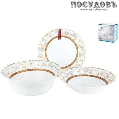 Коралл Корица W-13L 160203 сервиз столовый стеклокерамика 13 пр.