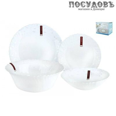 Коралл Арабеска W-19C8(N) 130313 сервиз столовый стеклокерамика 19 пр.