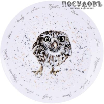 Коралл Owlet YQ2036 тарелка десертная, фарфор, Ø190 мм
