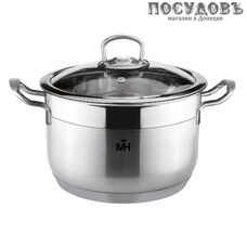 MercuryHaus Turno MC-1681 кастрюля 2,5 л, Ø180 мм, сталь нержавеющая 18/10, капсульное дно MercuryHaus Turno MC-1681 кастрюля 2,5 л, Ø180 мм, сталь нержавеющая 18/10, капсульное дно
