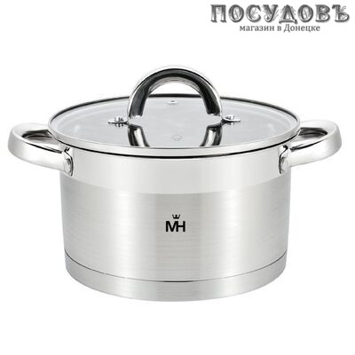 MercuryHaus Turno MC-1692 кастрюля 1,8 л, Ø160 мм, сталь нержавеющая 18/10, капсульное дно