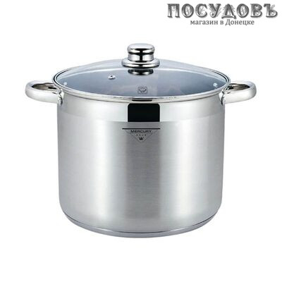 MercuryHaus MC-7031 кастрюля 9,0 л, Ø240 мм, сталь нержавеющая 18/10, трехслойное дно