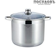 MercuryHaus MC-7032 кастрюля 11,0 л, Ø260 мм, сталь нержавеющая 18/10, трехслойное дно