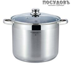 MercuryHaus MC-7034 кастрюля 16,0 л, Ø300 мм, сталь нержавеющая 18/10, трехслойное дно
