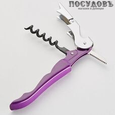 Webber BE-5344 нож сомелье из нержавеющей стали, стальная ручка, 120×20×10 мм, Россия, 1 шт