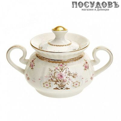 Beatrix Валери МР067E сахарница с крышкой, 450 мл, фарфор