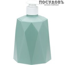 IDEA Призма М 2244 диспенсер для жидкого мыла, полипропилен 330 мл, морская волна