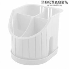 Plast Team Verona 221109729/01 сушилка для столовых приборов, 4 секции, полипропилен, белый