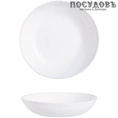 Luminarc Ammonite White P8827 салатник, Ø145 мм, 290 мл, стекло упрочненное