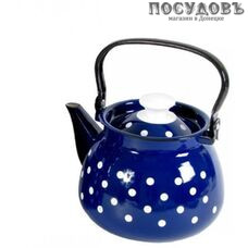 КМК 42115-123/6-У4 Моника чайник, 3,0 л, сталь эмалированная, синий с рисунком
