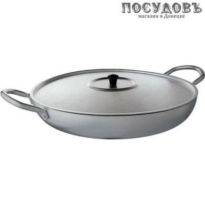 Завод Демидовский МШ-005 жаровня с крышкой Ø280×45 мм, алюминий штампованный