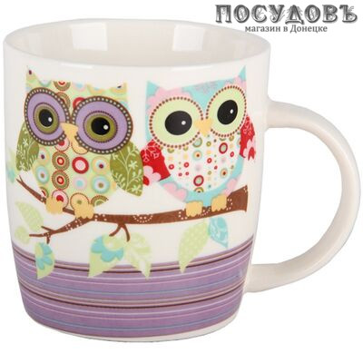 Коралл Совы KR017 кружка, 270 мл, фарфор