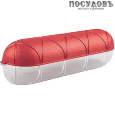 Phibo 4312855/4312885 контейнер для колбасы с крышкой, полистирол, 257×71×69 мм 1 шт.
