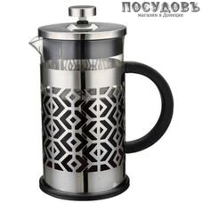 ZEIDAN Z-4193 френч-пресс с крышкой, стекло термостойкое, сталь нержавеющая, 1000 мл
