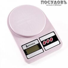 Василиса ВА-012 весы кухонные-платформа, сиреневый цвет, 240×170×40 мм, до 5 кг, гарантия 1 год