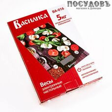Василиса ВА-016 Моцарелла весы кухонные-платформа, 200×145×20 мм, до 5 кг, Россия, гарантия 1 год