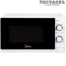 Midea MM720C4E-W отдельностоящая микроволновая печь, 700 Вт, 20 л, белая