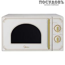 Микроволновая печь Midea MM820CJ7-W3, 800 Вт, 20 л,управление механическое,разморозка,цвет белый