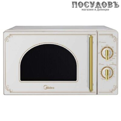 Микроволновая печь Midea MM820CJ7-W3, 800 Вт, 20 л,управление механическое,разморозка,цвет белый