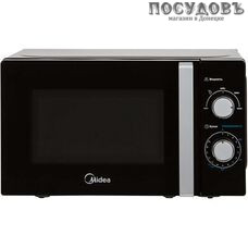 Midea MM820CXX-B отдельностоящая микроволновая печь, 800 Вт, 20 л, черная