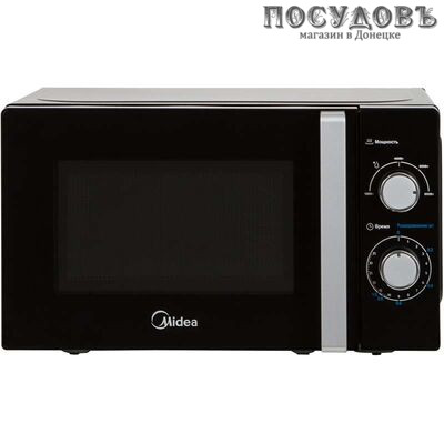 Midea MM820CXX-B отдельностоящая микроволновая печь, 800 Вт, 20 л, черная