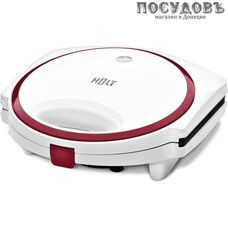 HOLT HT-SC-004 сэндвичница, 750 Вт, цвет белый с красным