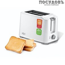 HOLT HT-ЕT-003 тостер на 2 шт, 700 Вт, 186×300×156 мм, цвет белый