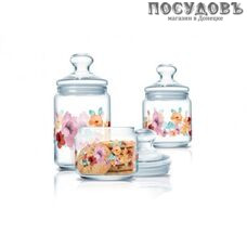 Luminarc Florentina Q4092 банка для хранения со стеклянной крышкой, 500 мл, стекло 1 шт.