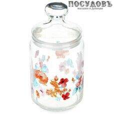 Luminarc Florentina Q4094 банка для хранения со стеклянной крышкой, 1000 мл, стекло 1 шт.