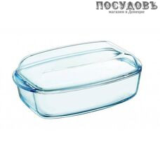 Pyrex Essentials 466AA/7243 утятница с крышкой, стекло жаропрочное, 370×220×140 мм, 6500 мл