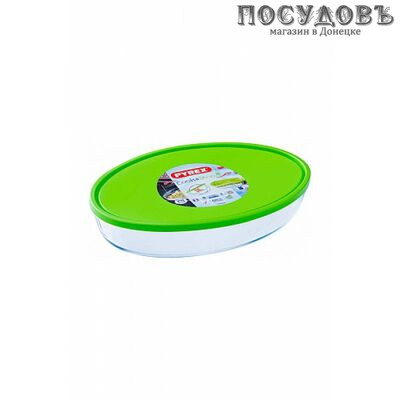 Pyrex COOK n STORE 346P002G форма с пластиковой крышкой, стекло жаропрочное, 350×240×60 мм, 3000 мл