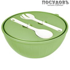 Пластик Репаблик Sugar n Spice Vanilla 181713050 фисташка салатник 5000 мл   (с приборами и крышкой) без упаковки 1 к-кт