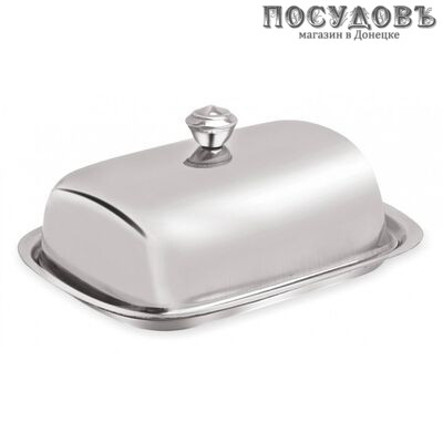 KING Hoff KH-1209 масленка с крышкой, сталь нержавеющая