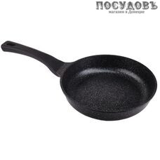 Горница Мегаполис Гранат с9201гр сковорода Ø200×49 мм, алюминий литой, гранитное покрытие Pfluon
